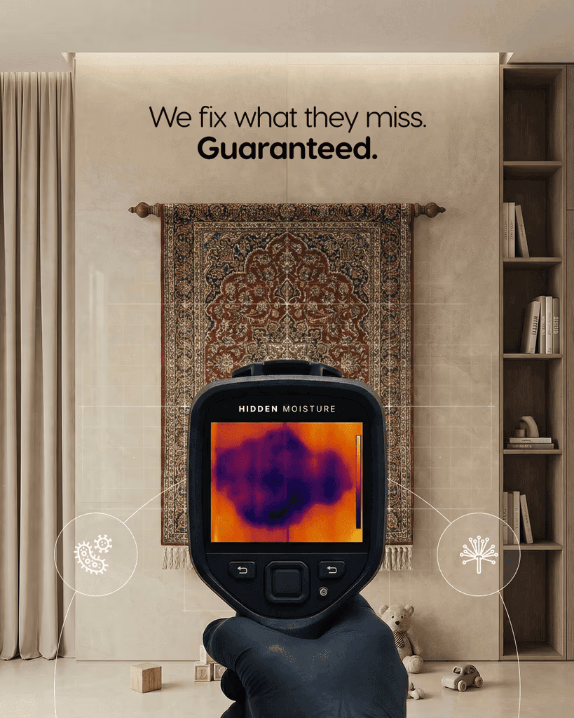 Campaign still — thermal imaging in a home